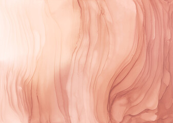 Abstract fluid art painting in alcohol ink technique. Liquid light texture with flows and lines waves. Designed for wall art, card and wedding decoration. Soft background with pastel beige color.