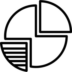 Fototapeta premium Pie Chart Icon