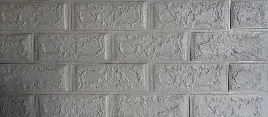 white brick background