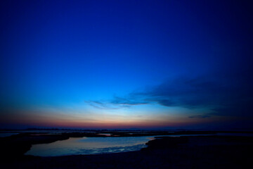 Sunset at Missolonghi in Greece // Sonnenuntergang über Messolonghi in Griechenland