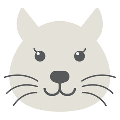 Animal icon isolated on transparent background