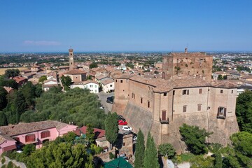 Naklejka premium Castle of Santarcangelo di Romagna, Rocca malatestiana