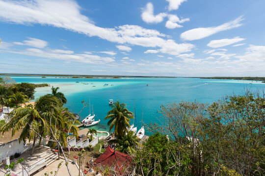 Yucatan, paysage mexique, lagune bacalar