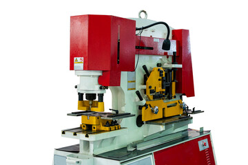 Compact hydraulic punch shear bender and notching machine for cutting various shape metal e.g....