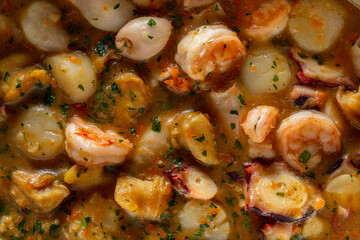 Seafood ragout