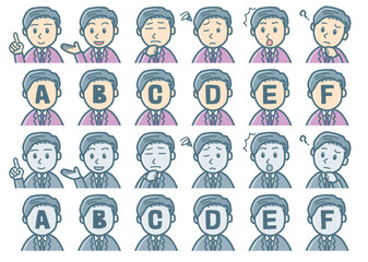 サラリーマンのアイコン