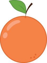 Orange vector icon on white background