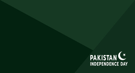 March 23 pakistan day. green abstract background design - obrazy, fototapety, plakaty