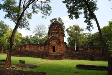 Fototapeta na wymiar Prasat Mueang Sing Historical Park ,Kanchanaburi Province , Thailand