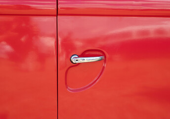 The door of old-timer car