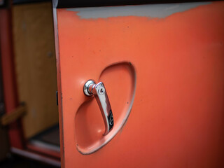 The door of old-timer car