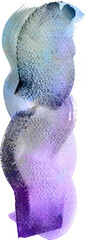 blue and purple watercolor stain brush stroke frame isolated ,blue and purple watercolor png file clipart