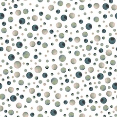 seamless pattern.  Seamless pattern with watercolor circles. Watercolor spots. 