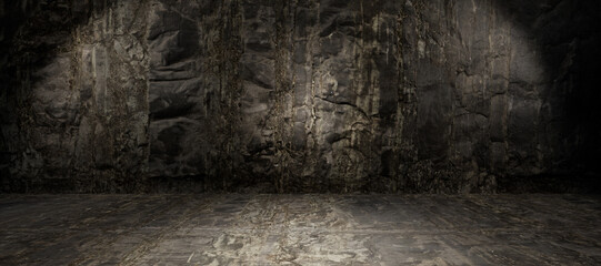 room interior, room with wall, room with natural stone veneer, texture, background with stone pattern