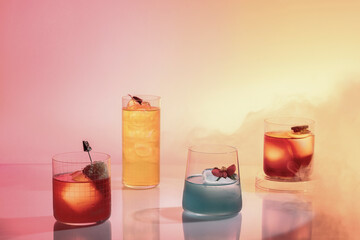 Assorted cocktails