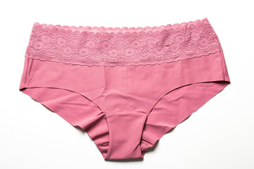 Pink women panties, clean underwear lingerie