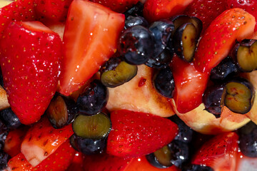 Fototapeta na wymiar Cheesecakes with berries
