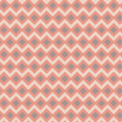 Pink gray angular seamless pattern rhombus geometric background