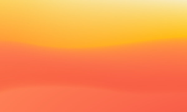 Beautiful orange color gradient background
