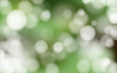 Nature green bokeh soft light abstract background, Vector eps 10 illustration bokeh particles, Background decoration