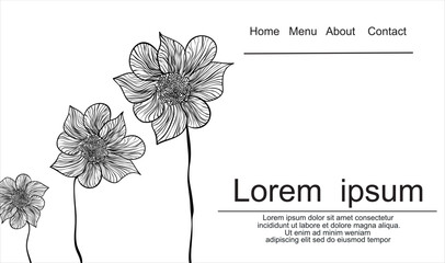 vector cute doodle summer background illustration