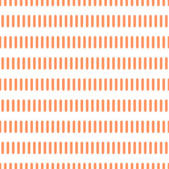 Seamless pattern with orange tiny lines - obrazy, fototapety, plakaty