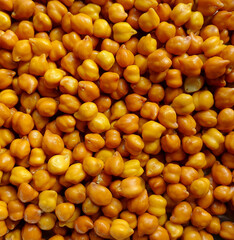 Vertical shot of chickpea 