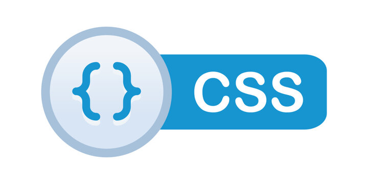 CSS icon, Cascading Style Sheets with label and keywords. For studios, colleges, agencies, coders, developers, and designers, and also for tutorials, education, coding, and learning.
