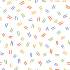 Seamless pattern with colorful tiny lines.