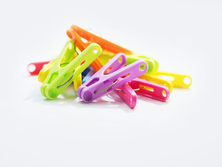 色彩豊かな洗濯ばさみ