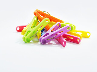 色彩豊かな洗濯ばさみ