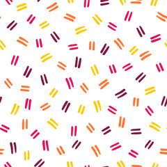 Colorful small lines seamless pattern.