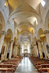 Fototapeta premium Italien - Toskana - Massa Marittima - Kathedrale San Cerbone - Innenansicht
