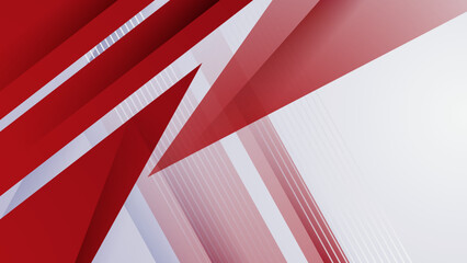 Red and white abstract background
