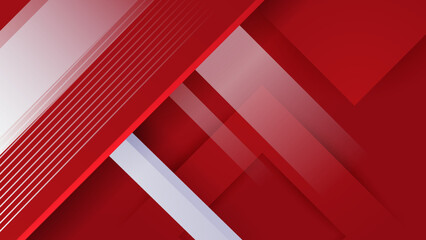 Red and white abstract background