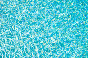 blue color background of sea water with ripples in summer