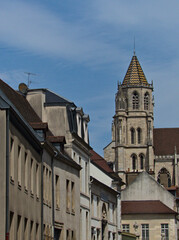 Fototapeta na wymiar Dijon, August 2022 - Visit the beautiful city of Dijon through its various religious monuments