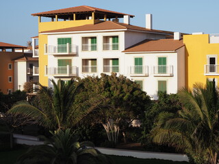 Fototapeta premium Complex in resort on Sal island in Cape Verde