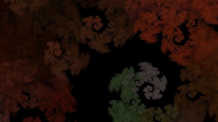 Paint Movement. Color Dream series. Composition of gradients and spectral hues for subject of imagination, creativity and art painting.