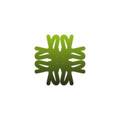 company logo with abstract concept