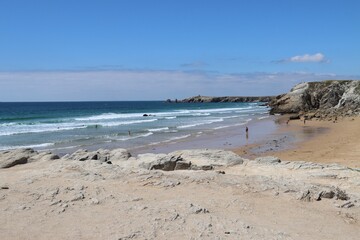 Fototapeta na wymiar beach in Brittany 