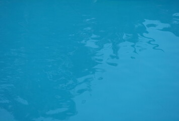 Turquoise water in swimming pool on african Sal island in Cape Verde