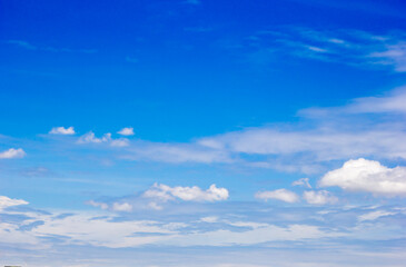 Obraz premium blue sky and clouds