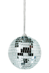 Disco ball isolated with transparent background