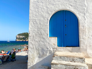 Photos of the famous Portixol door located in Javea, a good place for sightseeing.