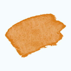 Stripe stain orange digital watercolor, space for insertion, inscriptions, background, backdrop, base. Vector illustration