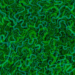 Fototapeta na wymiar Abstract hand drawn background with green lines