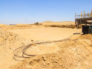 Editorial construction Photo, shot is selective focus with shallow depth of field. Photo taken at...
