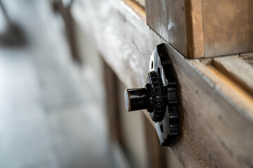 天守閣の骨組み接合部（国宝姫路城）