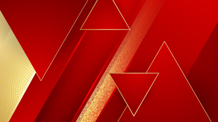 Red and gold background